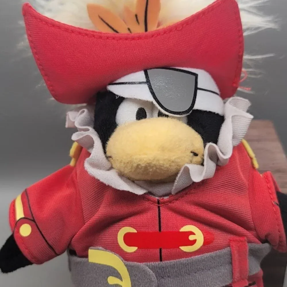 DISNEY Club Penguin Swashbuckler Pirate Plush